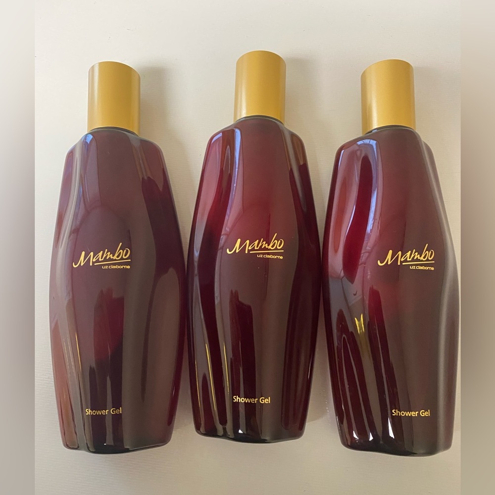 LOT OF 3 MAMBO Shower Gel 6.7fl.oz/200ml by Liz Claiborne for Women
